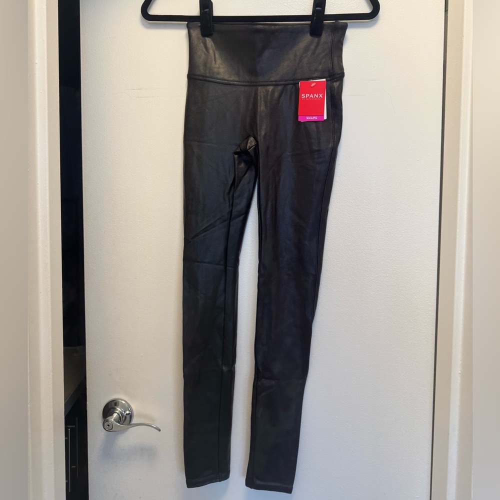 Spanx faux leather leggings